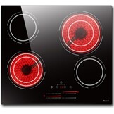 Glazen Keramische Kookplaat - 6600W - 30% Korting!