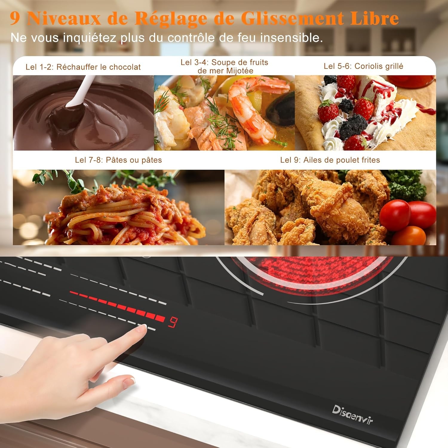 Glazen Keramische Kookplaat - 6600W - 30% Korting!