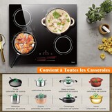 Glazen Keramische Kookplaat - 6600W - 30% Korting!