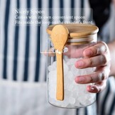 Glazen Voedselpotten 3-pack met Lepel & Luchtdicht Deksel - 30% Korting