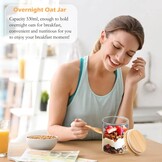 Glazen Voedselpotten 3-pack met Lepel & Luchtdicht Deksel - 30% Korting