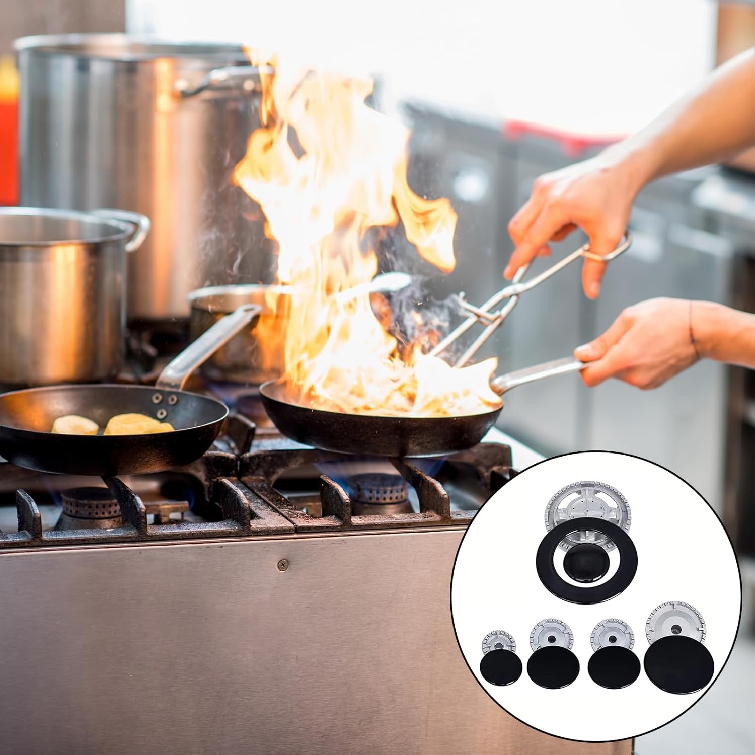 Gaskookplaat Afdekking Set (5-delig) - 35% Korting