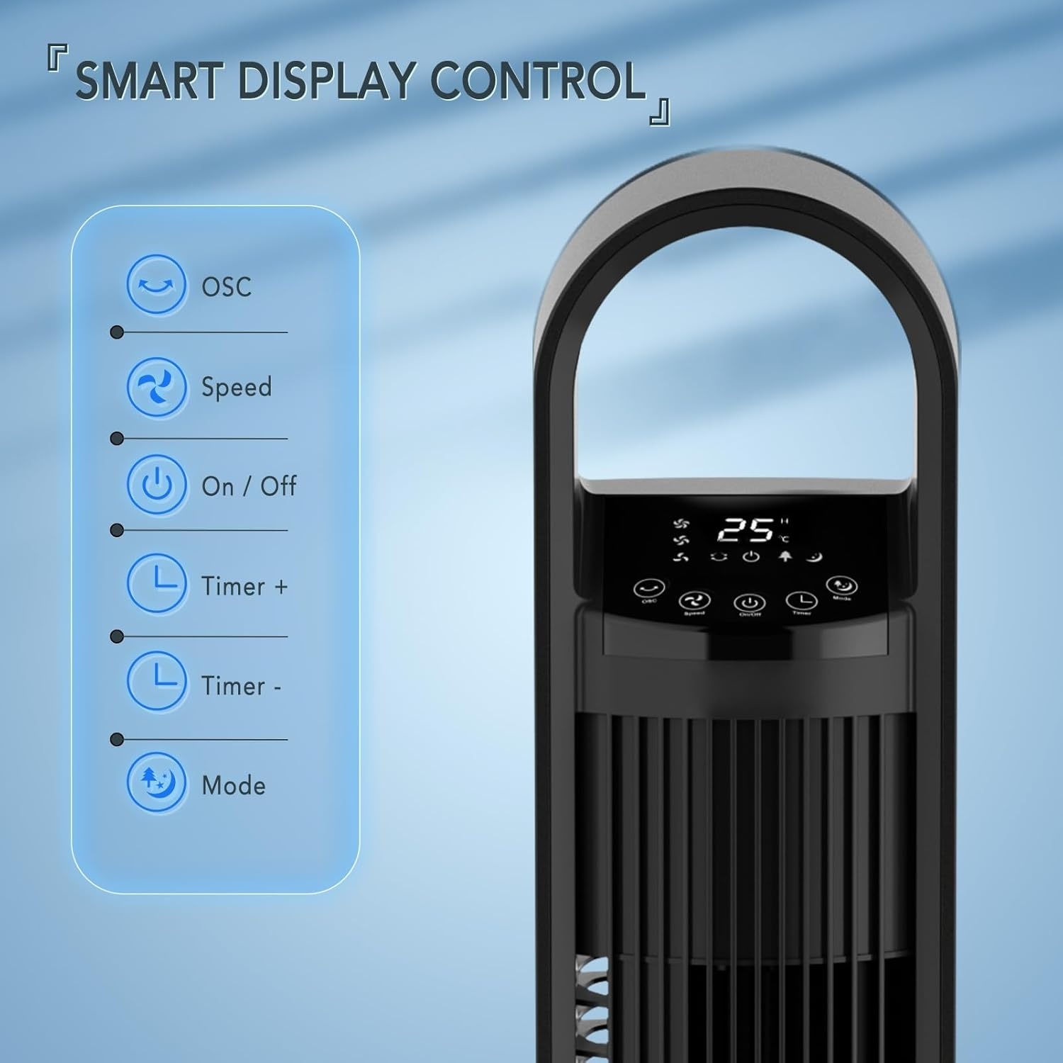 Torenventilator met Afstandsbediening | 92cm | 3 Modi & Snelheden | 55% Korting!