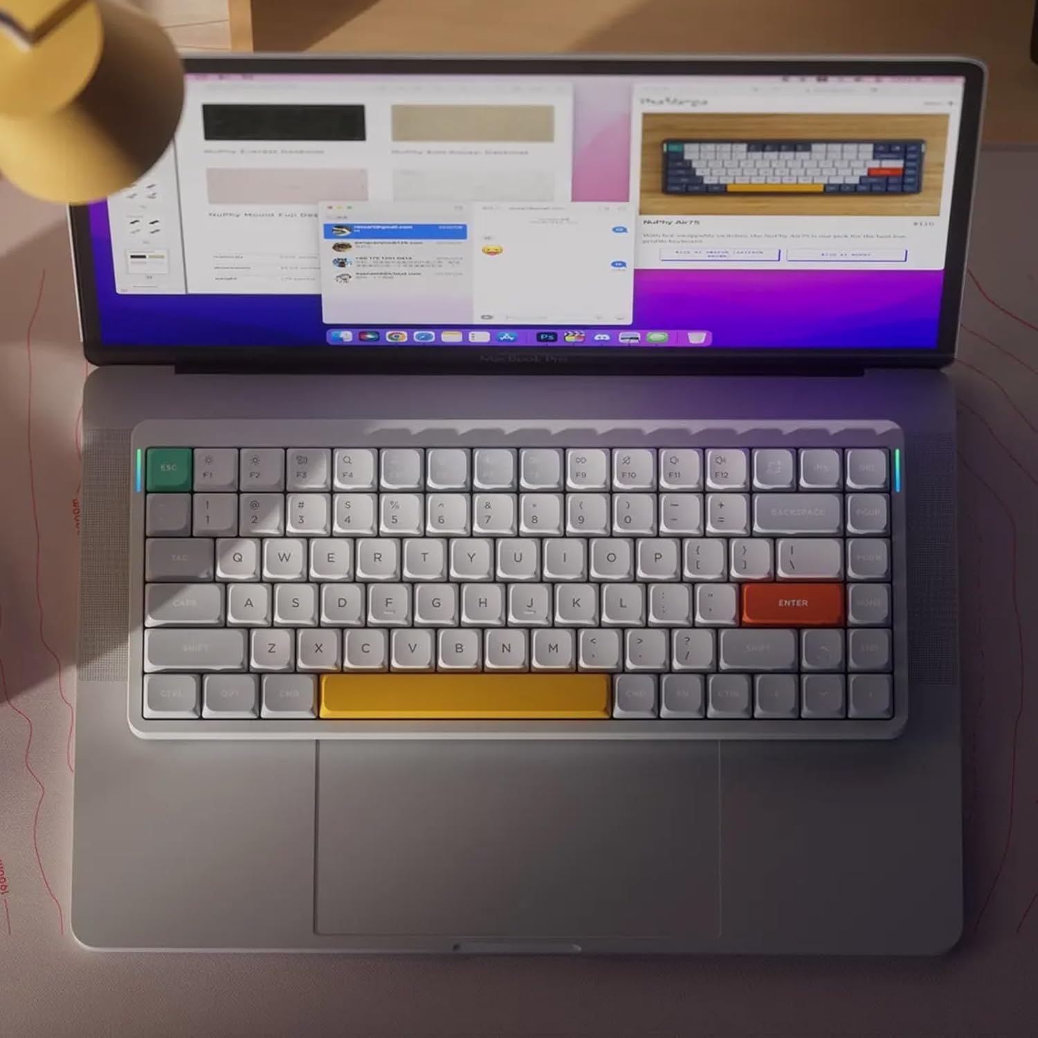 Nuphy Air75 v2 Mechanisch Toetsenbord (30% Korting) - QMK/VIA, Draadloos & Bekabeld