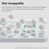 Nuphy Air75 v2 Mechanisch Toetsenbord (30% Korting) - QMK/VIA, Draadloos & Bekabeld