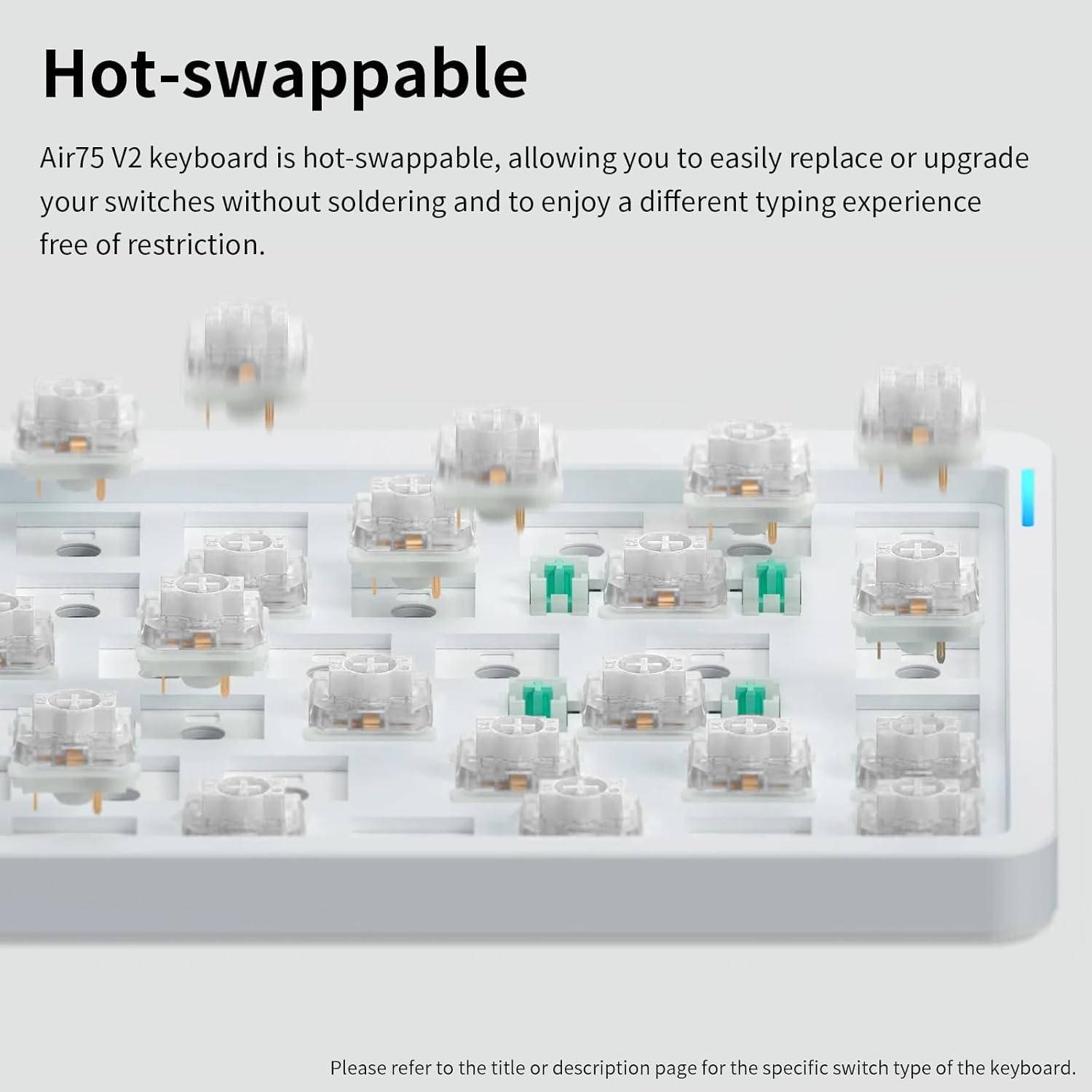 Nuphy Air75 v2 Mechanisch Toetsenbord (30% Korting) - QMK/VIA, Draadloos & Bekabeld