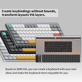Nuphy Air75 v2 Mechanisch Toetsenbord (30% Korting) - QMK/VIA, Draadloos & Bekabeld