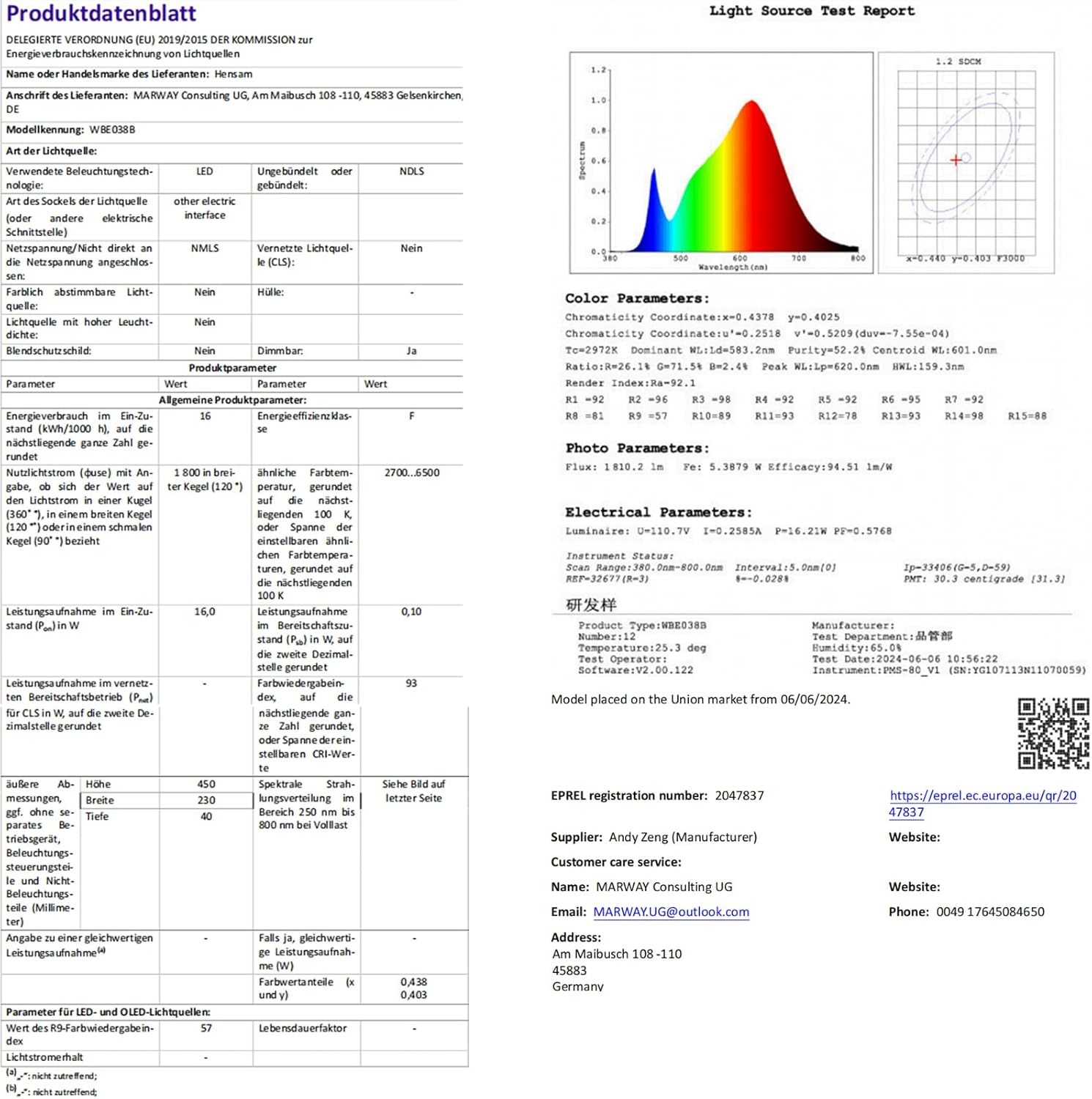 LED Schreibtischlamp 80cm Zwart - 35% Korting!