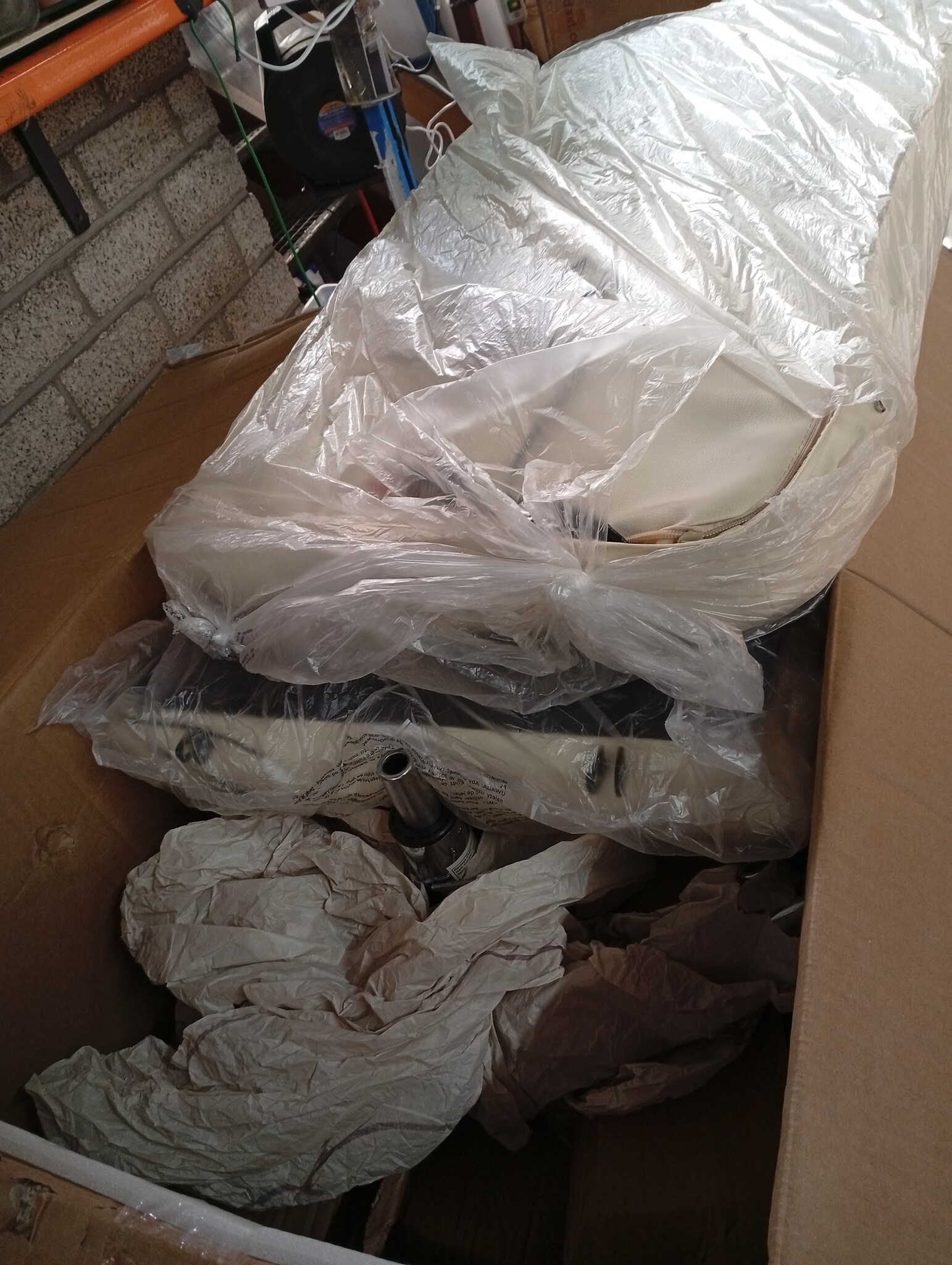 vidaXL Massagestoel Crèmewit Kunstleer - 60% Korting!