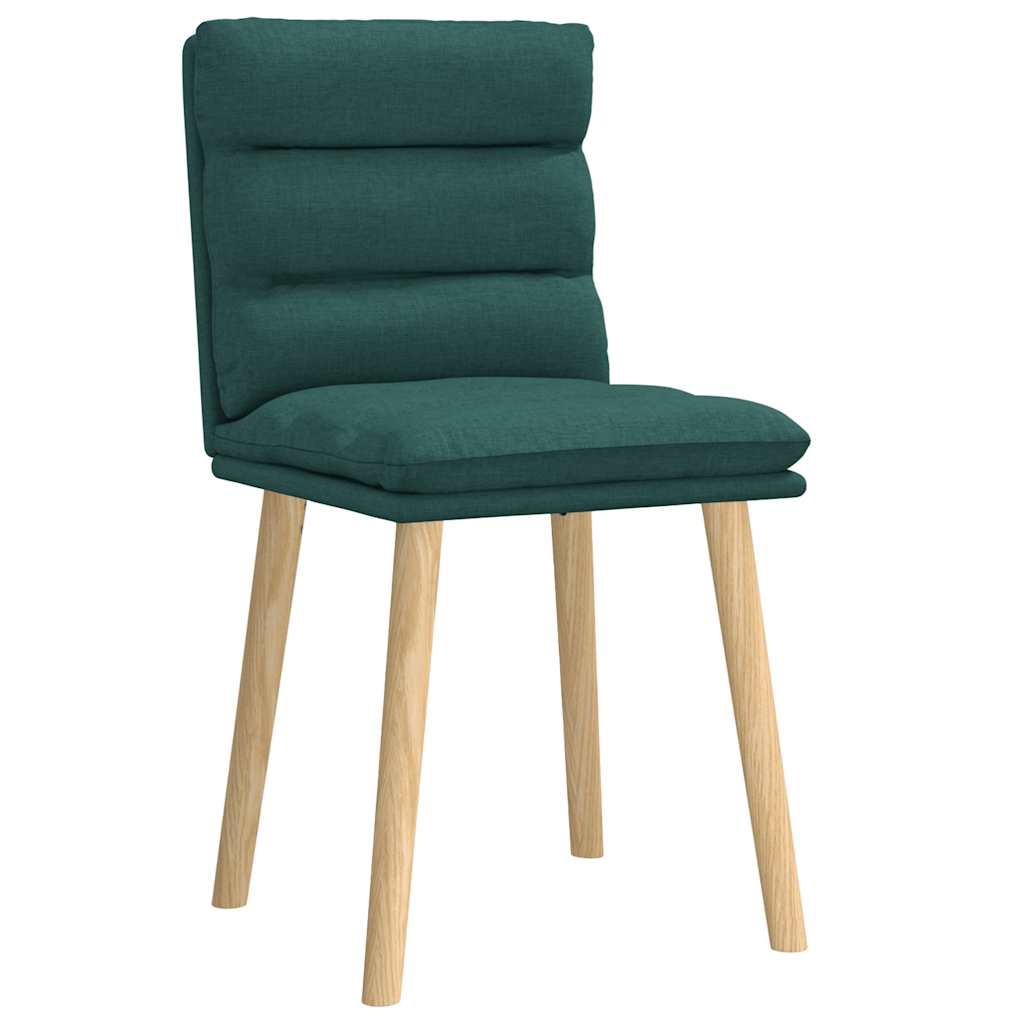 vidaXL Eetkamerstoelen 2 st. donkergroen - 30% Korting!