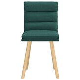 vidaXL Eetkamerstoelen 2 st. donkergroen - 30% Korting!