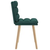 vidaXL Eetkamerstoelen 2 st. donkergroen - 30% Korting!