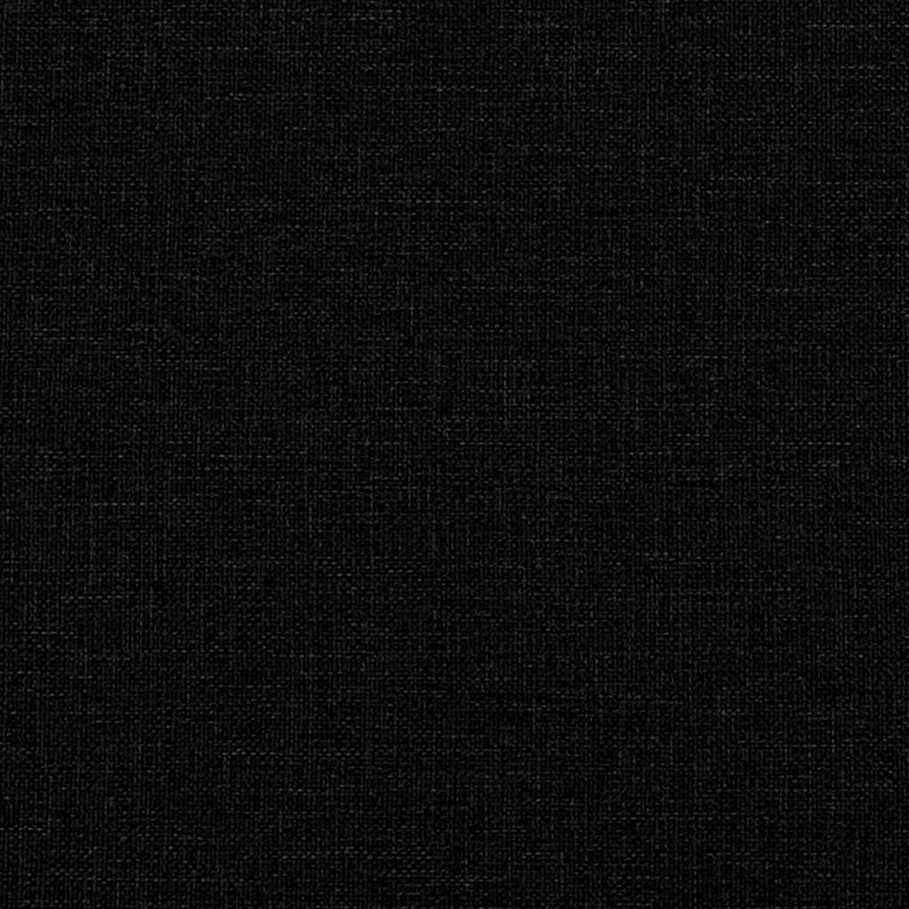 vidaXL 3-zitsbank Zwart - 180 cm stof - 35% KORTING!