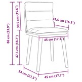 vidaXL Eetkamerstoelen 2 st. donkergroen - 30% Korting!