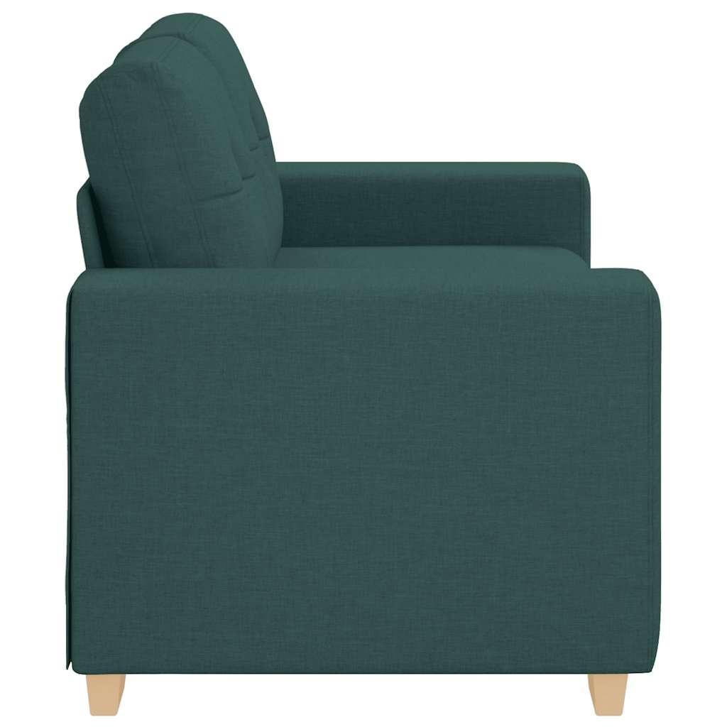 vidaXL Loveseat Donkergroen 120 cm Stof - 55% Korting!