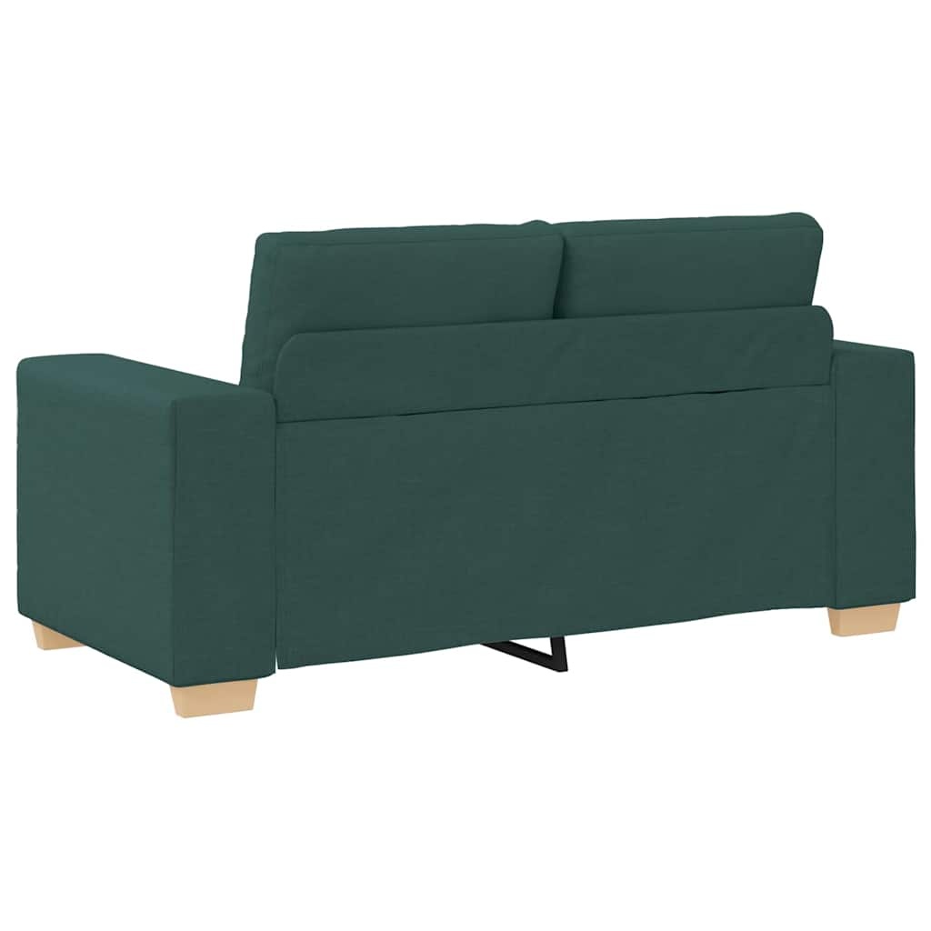 vidaXL Loveseat Donkergroen 120 cm Stof - 55% Korting!
