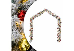 VidaXL Kerstslinger met Ballen & LED (10m) - 59% Korting!