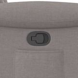 vidaXL Fauteuil Verstelbaar Stof Taupe - 35% Korting!