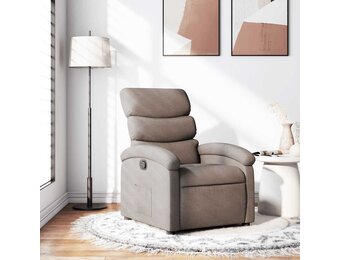 vidaXL Fauteuil Taupe (60% korting) - Verstelbaar & Comfortabel