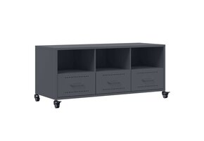 vidaXL TV-meubel Antraciet Staal - Nu met 42% Korting!
