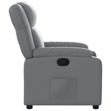 vidaXL Fauteuil Kunstleer Grijs - 30% Korting