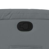 vidaXL Fauteuil Kunstleer Grijs - 30% Korting