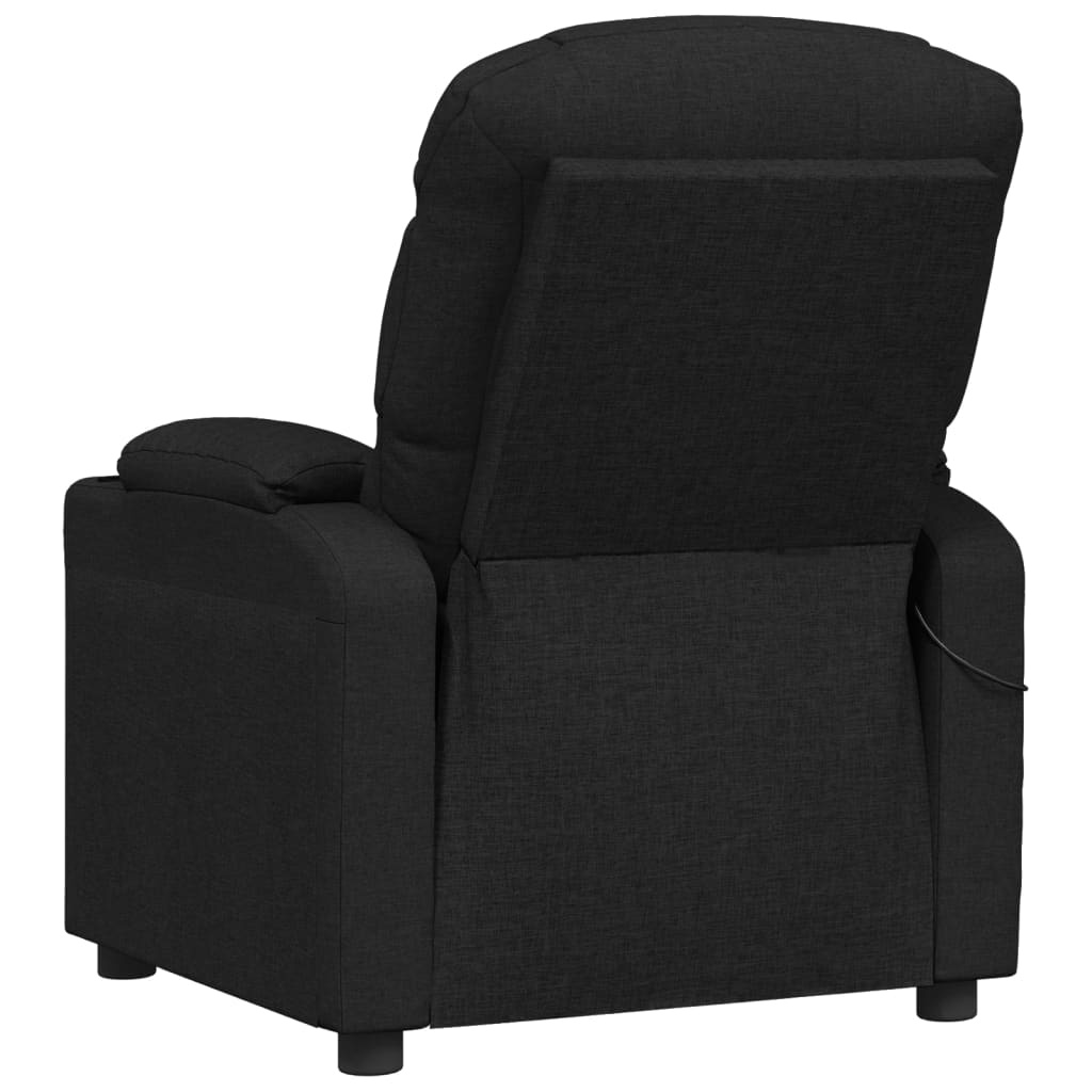 vidaXL Massagestoel Stof Zwart | 35% Korting | Comfort en Ontspanning