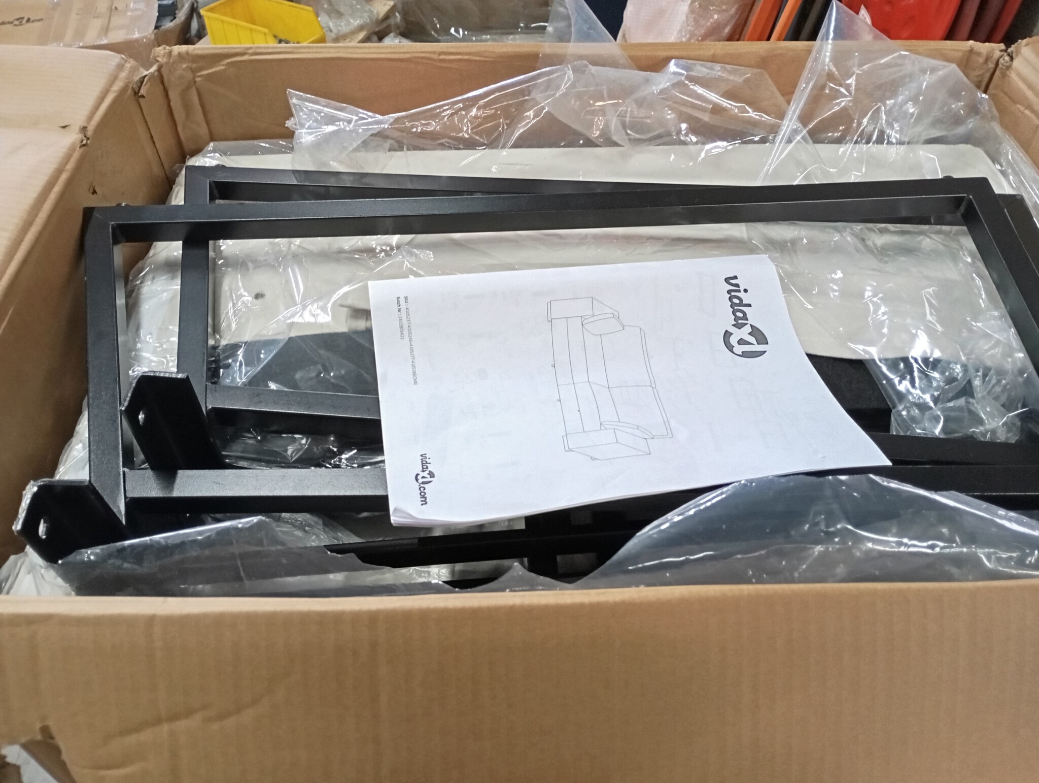 vidaXL 3-zitsbank Crème Fluweel - 60% Korting