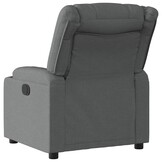 vidaXL Fauteuil, Verstelbaar Stof Donkergrijs - 35% Korting!