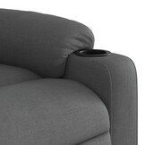 vidaXL Fauteuil, Verstelbaar Stof Donkergrijs - 35% Korting!