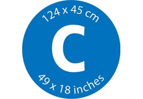 Brabantia Strijkplankhoes C (124x45cm) Denim Grey - 57% Korting!