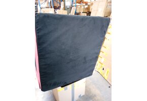 Relax sofa opvouwbaar zwart & rood