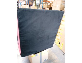 Relax sofa opvouwbaar zwart & rood