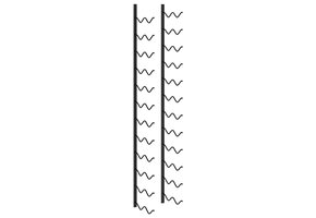 vidaXL Wijnrek Wandmontage IJzer Zwart - 65% Korting!