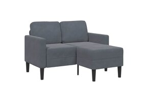 vidaXL L-vormige 2-zitsbank met ligstoel (125cm) - 35% korting!