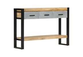 vidaXL Wandtafel Massief Mangohout (110x30x76 cm) - 35% Korting