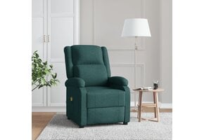 vidaXL Massagestoel stof donkergroen - 30% Korting!