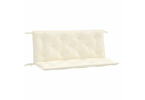 vidaXL Tuinbankkussens 2 st. - 120x50x7 cm Oxford Stof Crèmewit - 64% Korting!