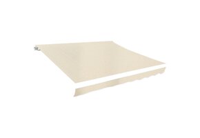vidaXL Luifeldoek 350x250 cm Canvas Crème - 43% Korting!