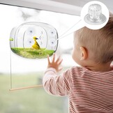 12 stuks zuignappen met schroefdraad, zuignappen met schroefdraad, extra sterk, transparante zuignappen met kartelmoer, zonder boren, voor camper, luifel, auto, decoratie, ophanging, met 2