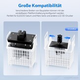 ELEGOO Mercury Plus 3.0 Washing and Curing Station, 2 in 1 Larger UV Curing Device for LCD/DLP/SLA 3D Printing Models, 230 x 135 x 260 mm³ Washing Size