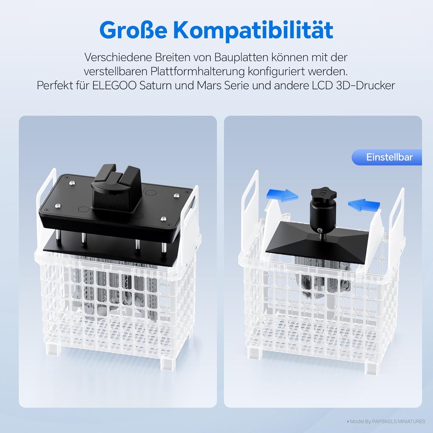 ELEGOO Mercury Plus 3.0 Washing and Curing Station, 2 in 1 Larger UV Curing Device for LCD/DLP/SLA 3D Printing Models, 230 x 135 x 260 mm³ Washing Size