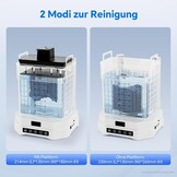 ELEGOO Mercury Plus 3.0 Washing and Curing Station, 2 in 1 Larger UV Curing Device for LCD/DLP/SLA 3D Printing Models, 230 x 135 x 260 mm³ Washing Size