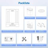 ELEGOO Mercury Plus 3.0 Washing and Curing Station, 2 in 1 Larger UV Curing Device for LCD/DLP/SLA 3D Printing Models, 230 x 135 x 260 mm³ Washing Size