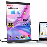 JSAUX FlipGo Pro 13,5 inch Dual Laptop Screen Extender, 2.2K Triple Laptop Monitor Extender, Draagbare IPS Dual-Screen Monitor Compatibel met Windows/MacOS/Linux, Magnetisch ontwerp, DisplayLink