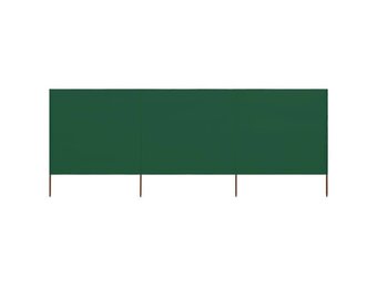vidaXL Windscherm 3-panelen 400x80cm - Groen | 62% Korting