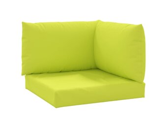 vidaXL Palletkussens 3-delig Oxford Stof Heldergroen - 42% Korting!