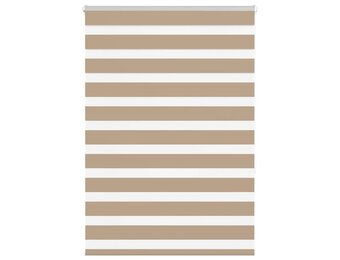 vidaXL Zebra Gordijn Zandbruin 95x150cm - 42% Korting