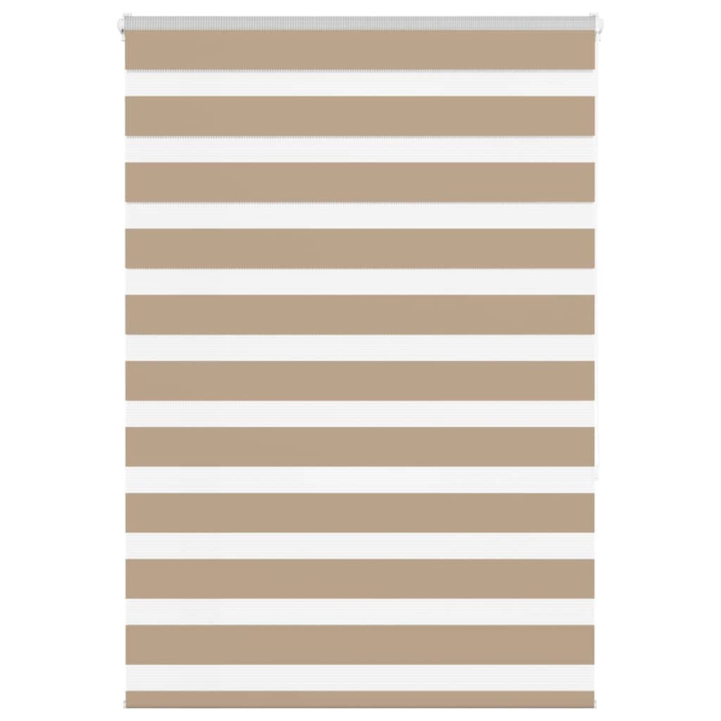 vidaXL Zebra Gordijn Zandbruin 95x150cm - 42% Korting