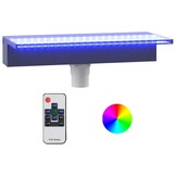 vidaXL Watervaloverlaat met RGB LED's | 45 cm Acryl | 35% Korting